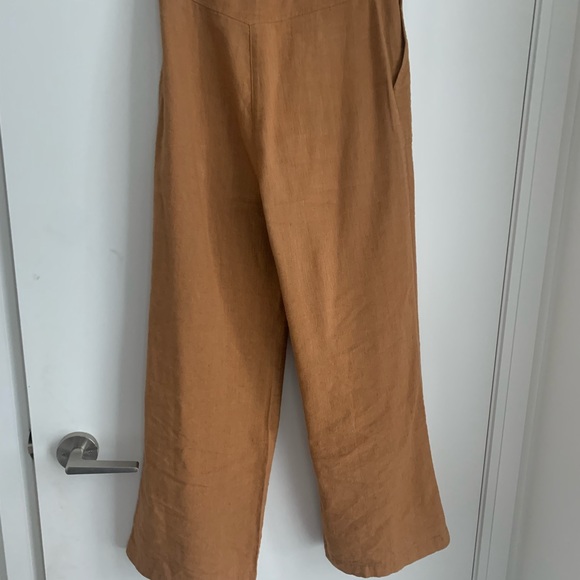 Doen Riviera Silk and Linen High waisted Pants Size 26 - Picture 8 of 9
